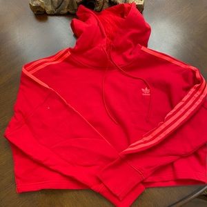 Adidas cropped hoodie